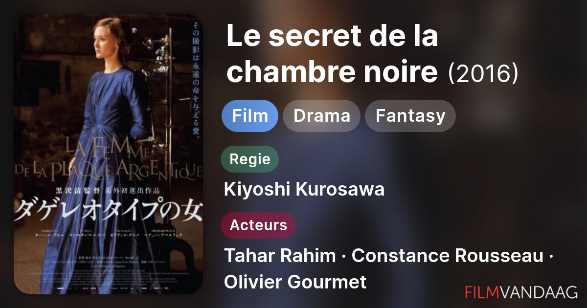 Le secret de la chambre noire (film, 2016) - FilmVandaag.nl