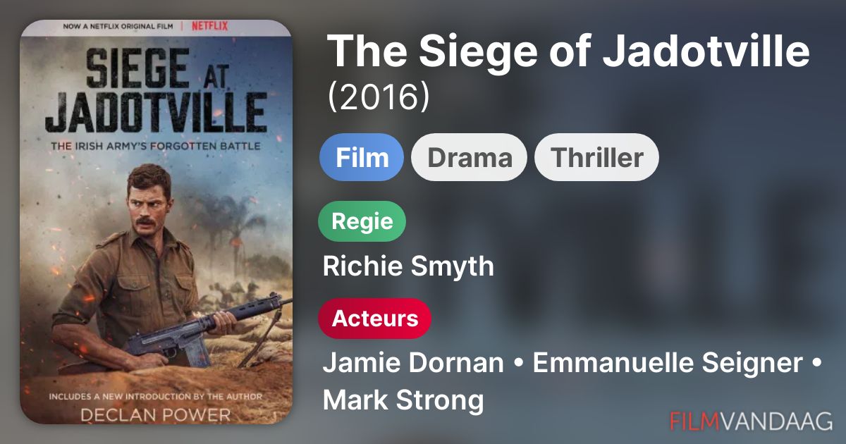 The Siege of Jadotville (film, 2016) kopen op dvd of bluray