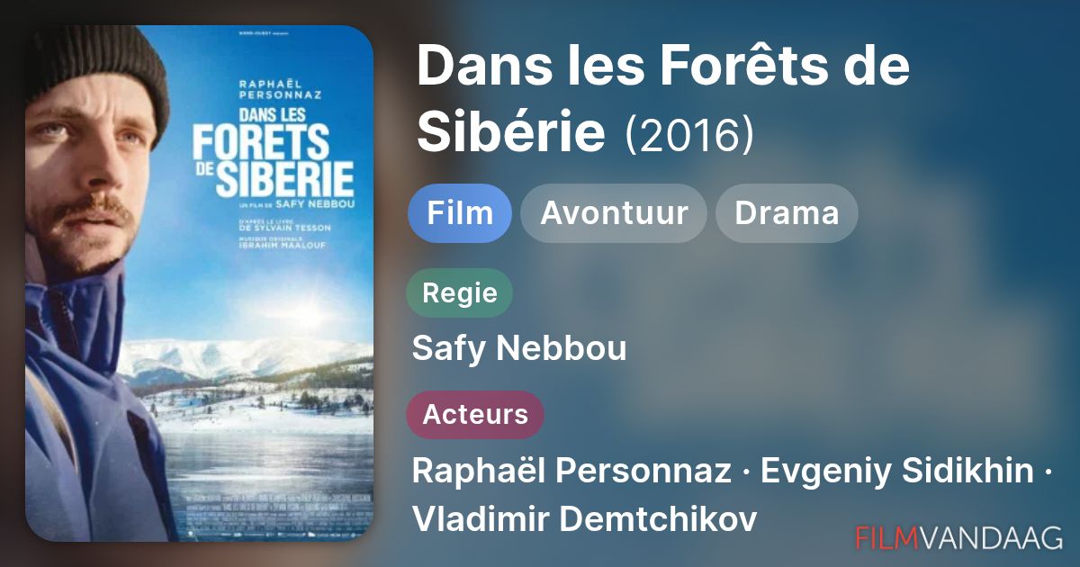 Dans les Forêts de Sibérie (film, 2016) - FilmVandaag.nl