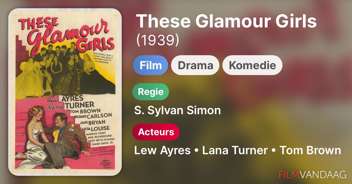 These Glamour Girls (film, 1939) FilmVandaag.nl