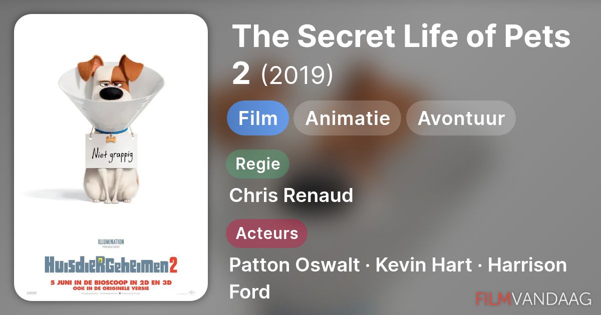 Kijk The Secret Life of Pets 2 (film, 2019) Nu Online - FilmVandaag.nl
