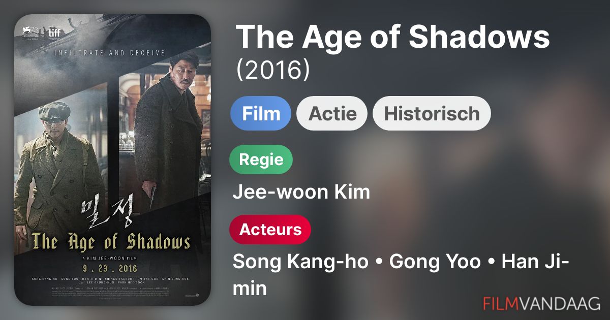 The Age of Shadows (film, 2016) FilmVandaag.nl