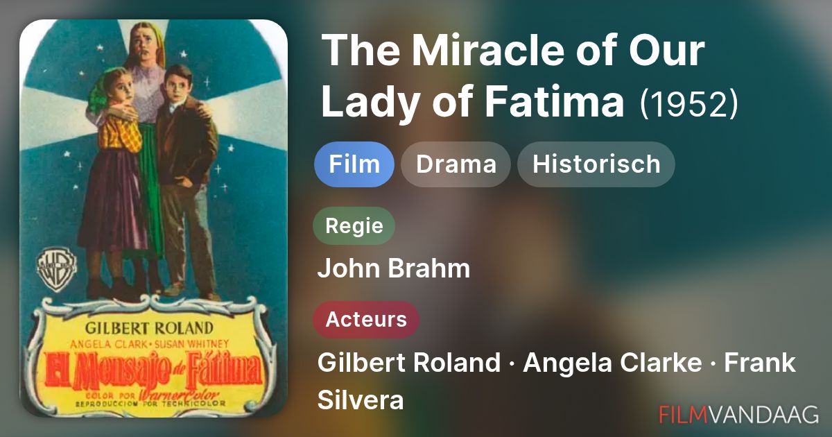 The Miracle of Our Lady of Fatima (film, 1952) FilmVandaag.nl