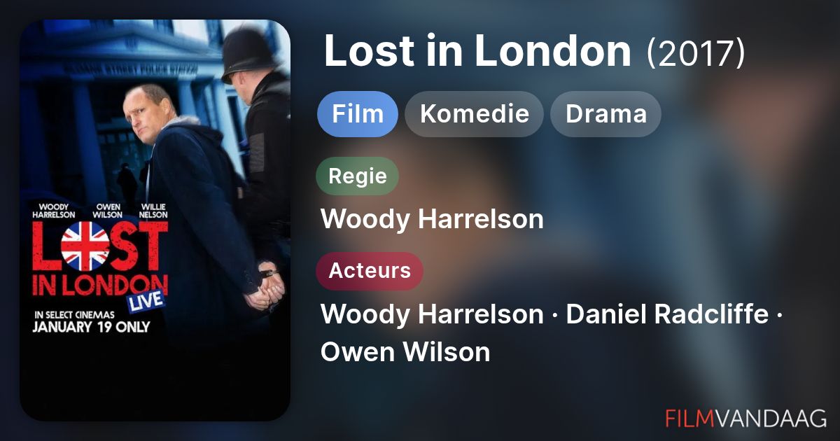 Lost in London (film, 2017) - FilmVandaag.nl