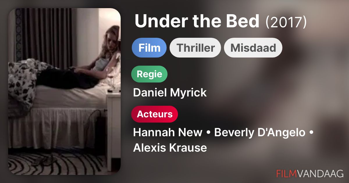 Under the Bed (film, 2017) FilmVandaag.nl