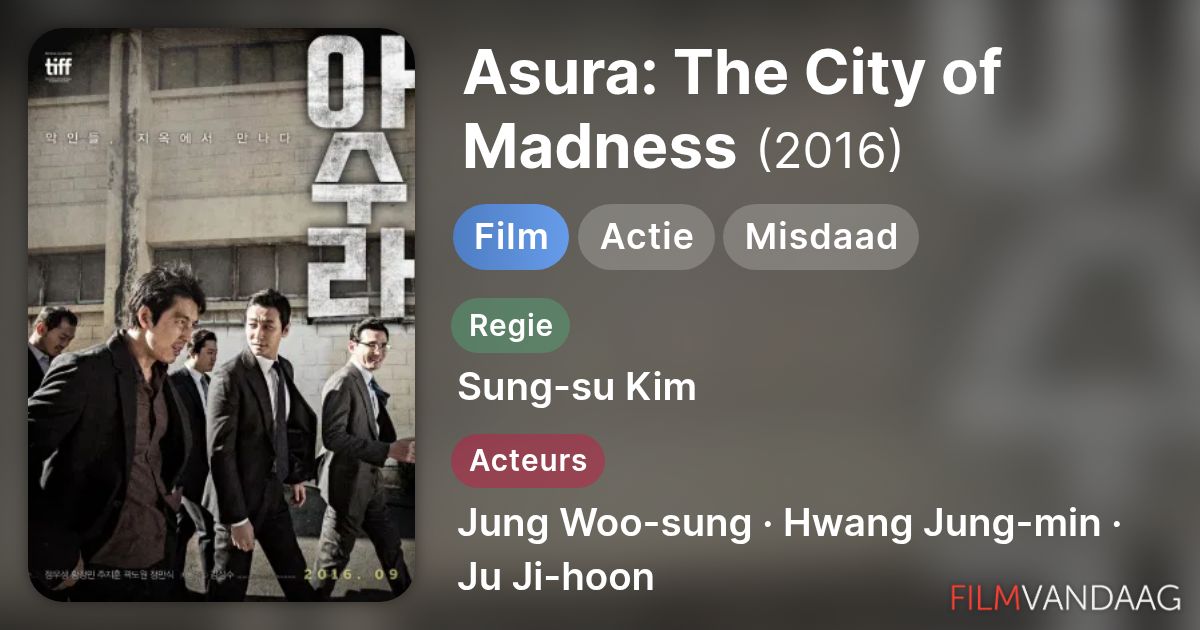 Asura: The City of Madness (film, 2016) - FilmVandaag.nl