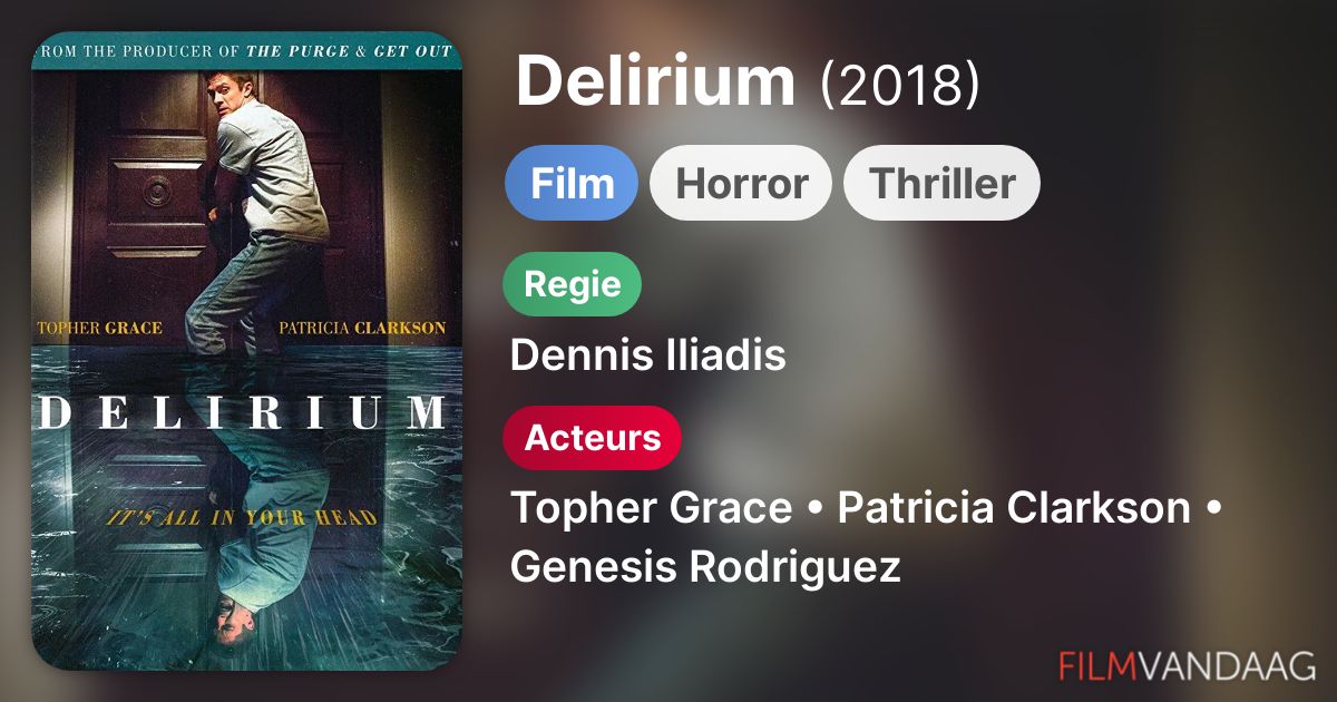 Delirium (film, 2018) FilmVandaag.nl