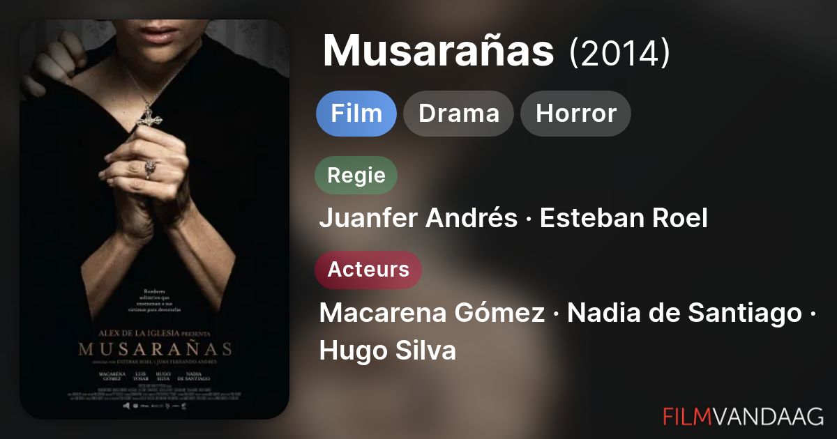 Musarañas (film, 2014) - FilmVandaag.nl