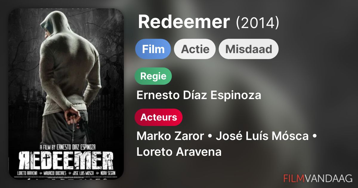 Redeemer (film, 2014) FilmVandaag.nl