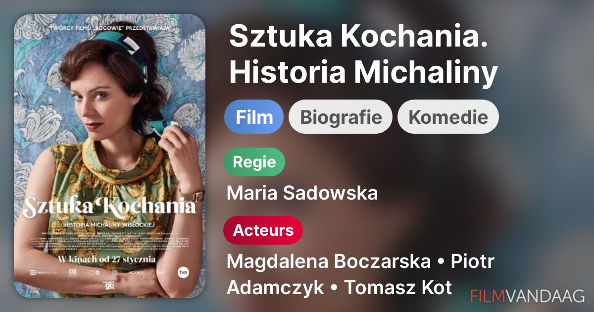 Sztuka Kochania Historia Michaliny Wisłockiej Sztuka Kochania. Historia Michaliny Wislockiej (film, 2017