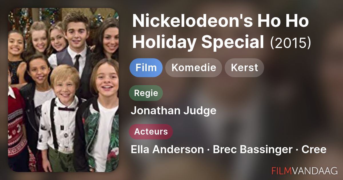 Nickelodeon's Ho Ho Holiday Special (film, 2015) - FilmVandaag.nl