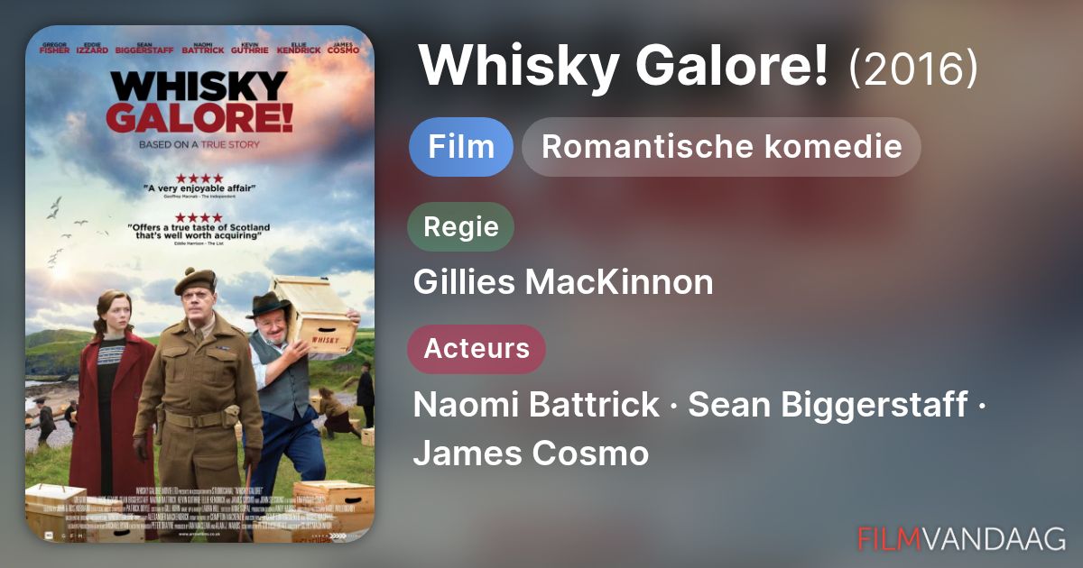 Whisky Galore film 2016 FilmVandaag nl