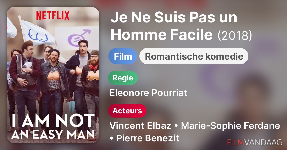 Je Ne Suis Pas un Homme Facile (film, 2018) FilmVandaag.nl