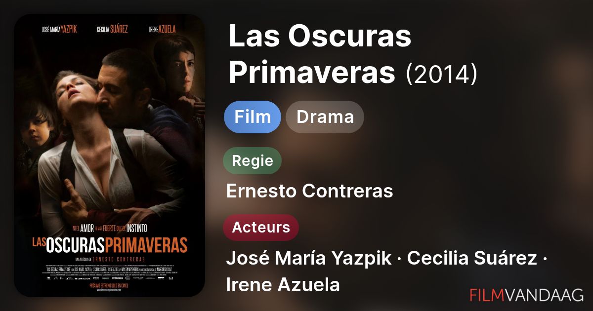 Las Oscuras Primaveras (film, 2014) - FilmVandaag.nl