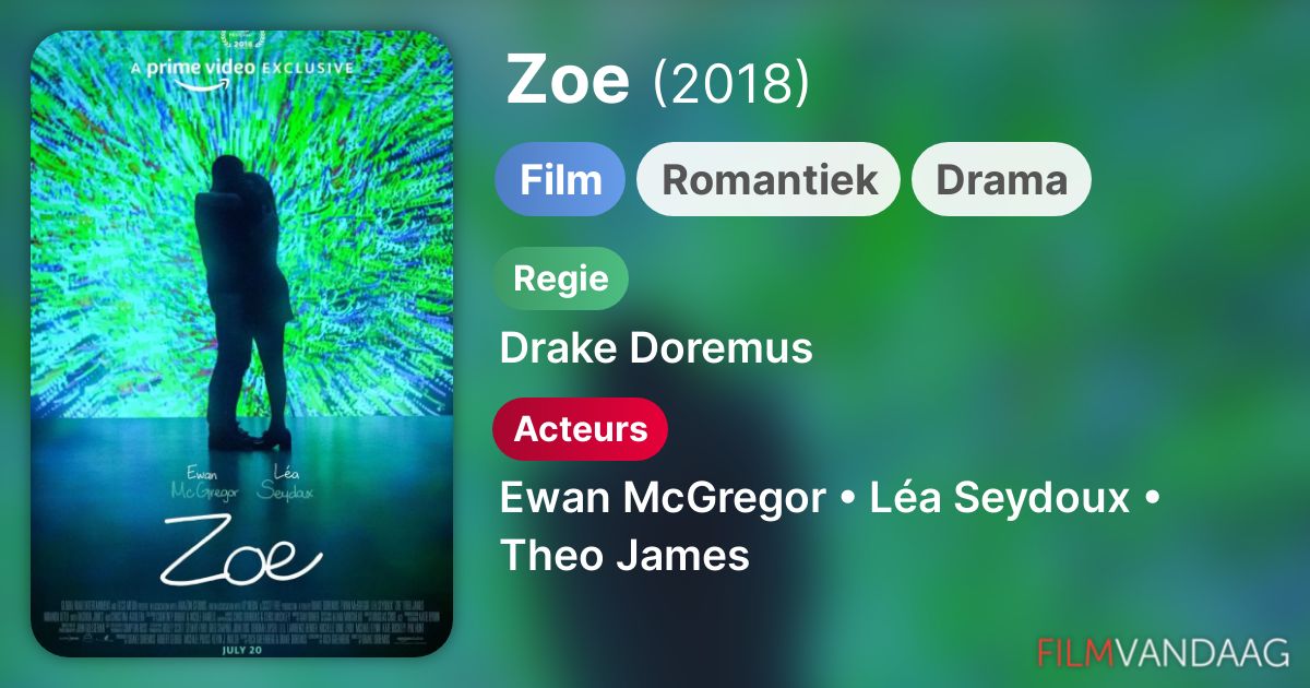 Zoe (film, 2018) FilmVandaag.nl