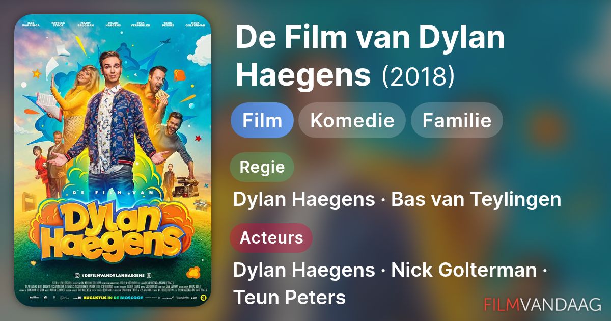 De Film van Dylan Haegens (film, 2018) - FilmVandaag.nl