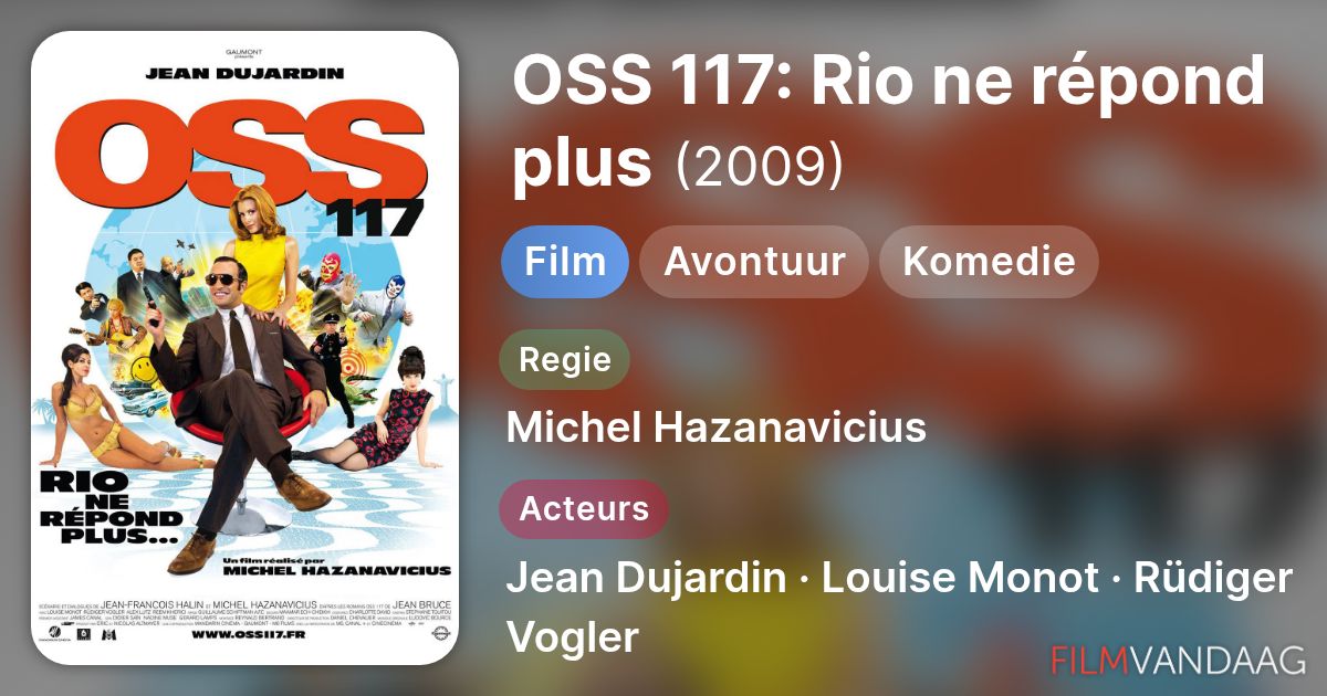 OSS 117: Rio ne répond plus (film, 2009) - FilmVandaag.nl