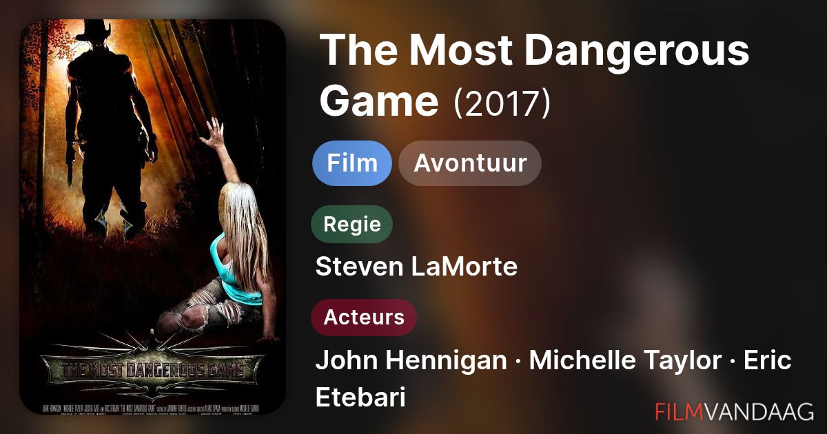 The Most Dangerous Game (film, 2017) - FilmVandaag.nl