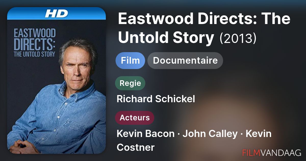 Eastwood Directs The Untold Story film 2013 FilmVandaag nl Eastwood directs the untold story film 2013 filmvandaag nl