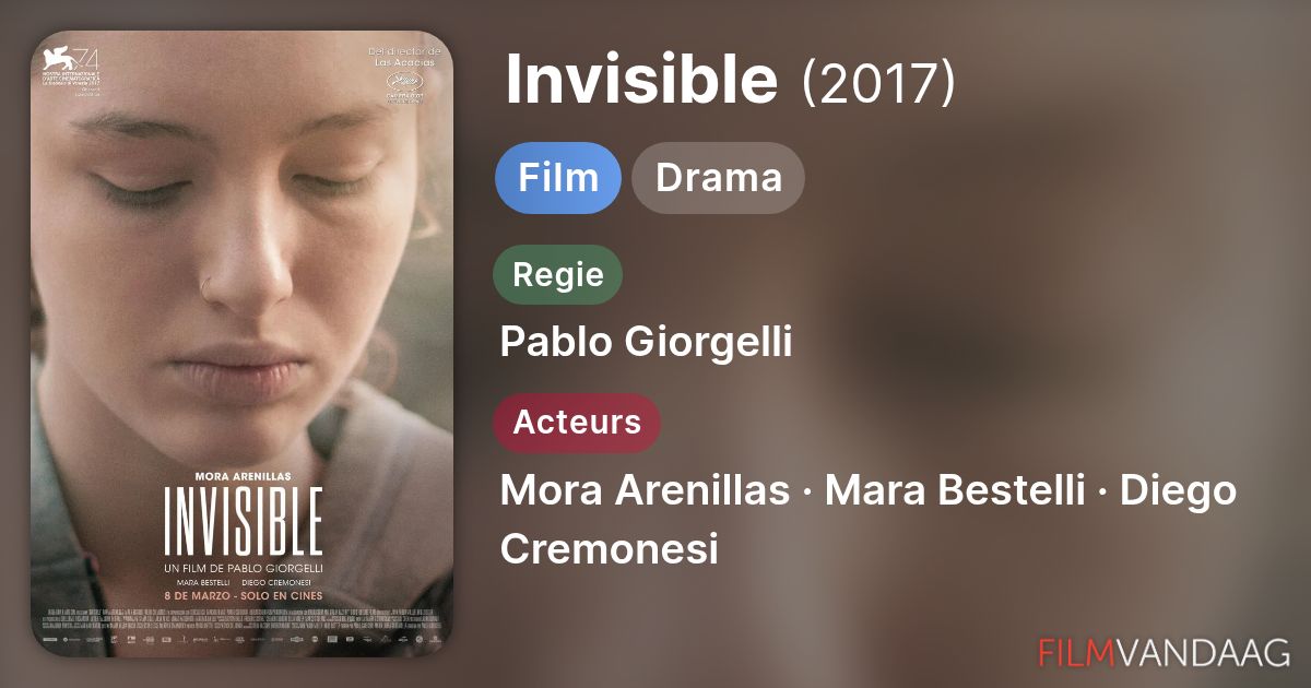 Invisible (film, 2017) - FilmVandaag.nl