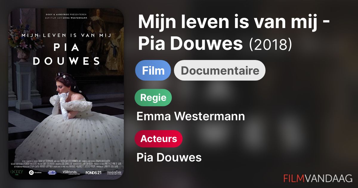 Mijn leven is van mij - Pia Douwes (film, 2018) kopen op dvd of blu-ray