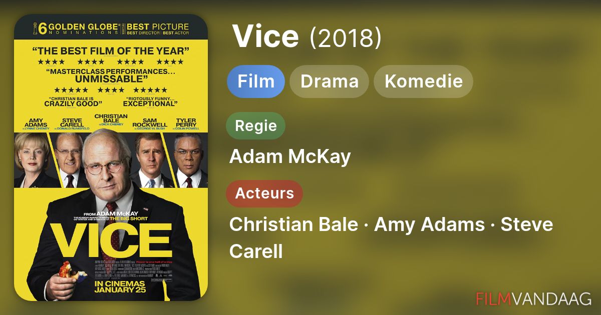 Vice (film, 2018) - FilmVandaag.nl