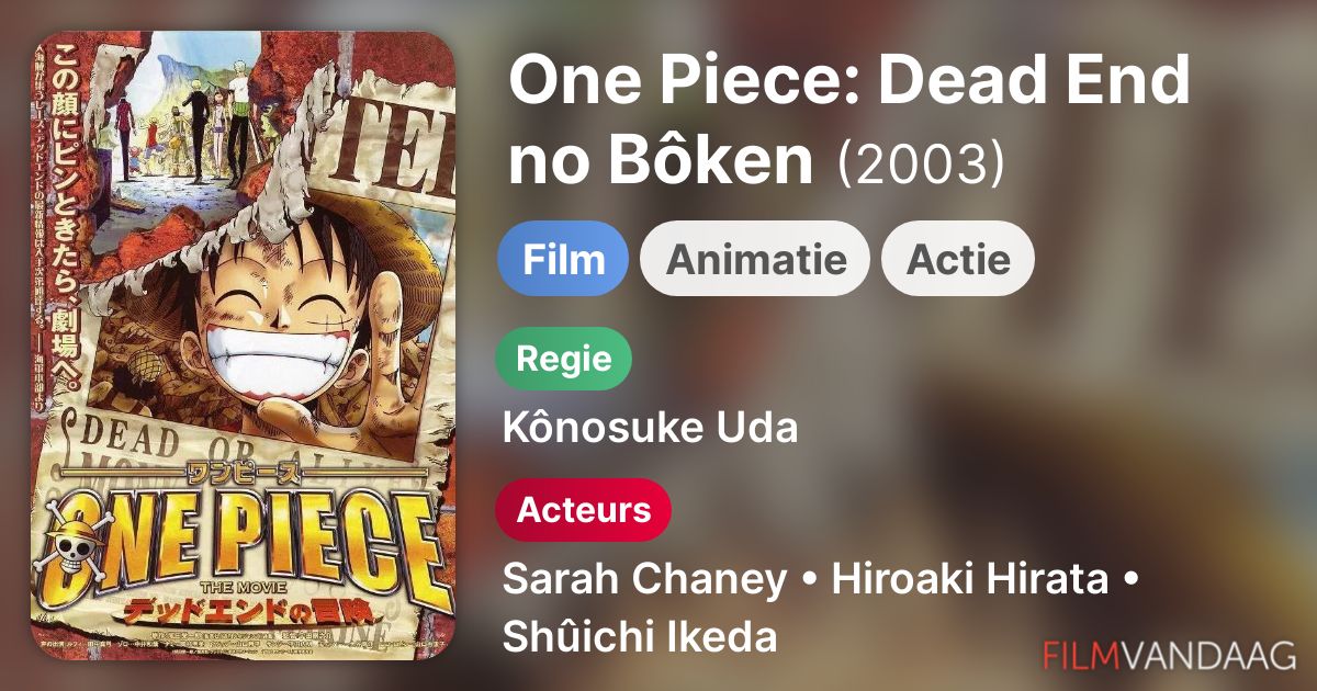 One Piece Dead End no Bôken (film, 2003) FilmVandaag.nl