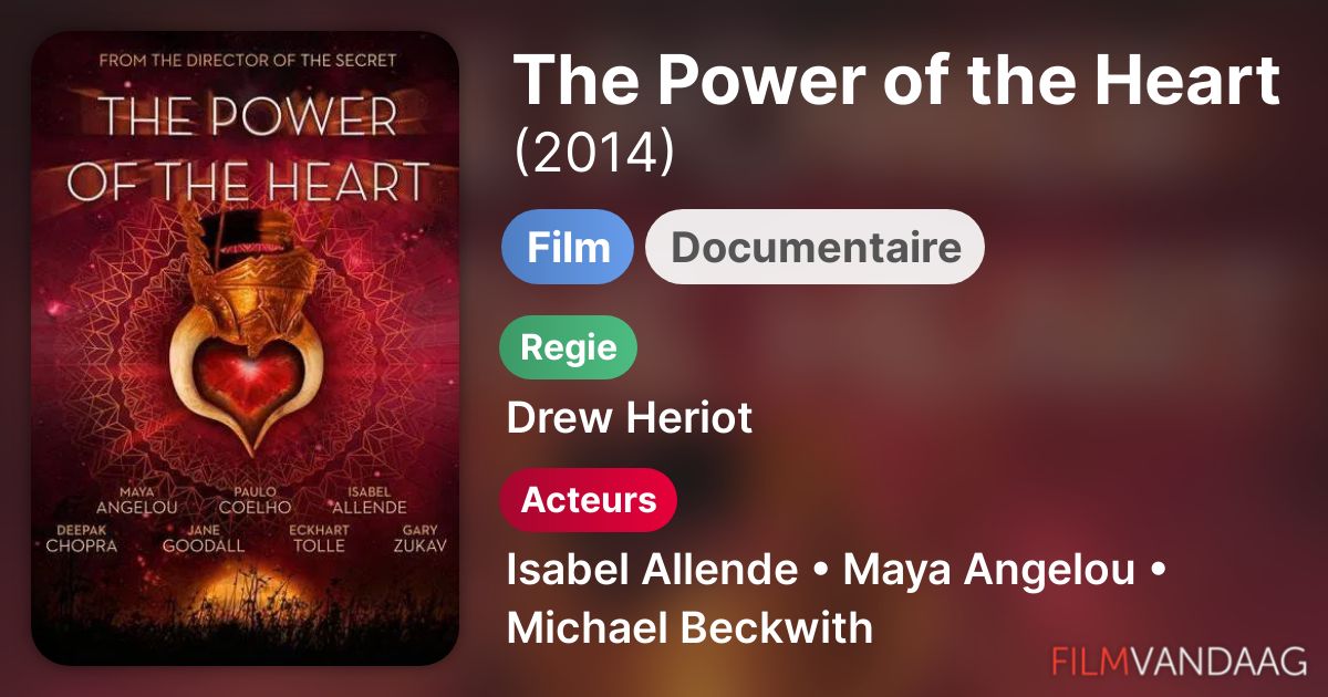 The Power of the Heart (film, 2014) FilmVandaag.nl The Power of the Heart (film, 2014) FilmVandaag.nl