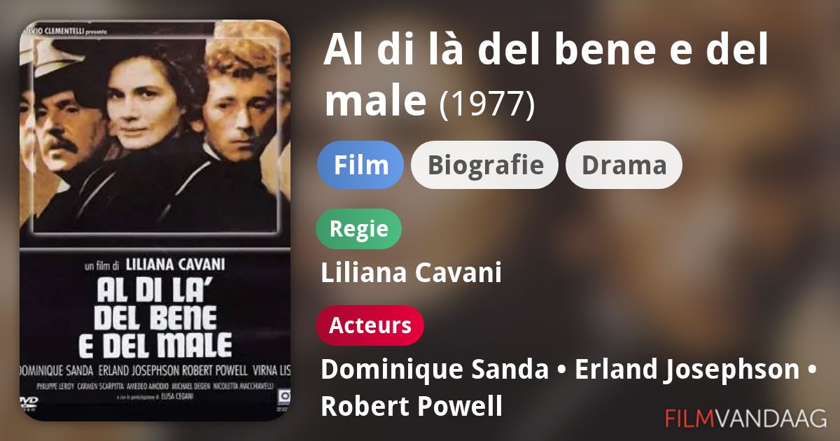 Al Di La Del Bene E Del Male Spiegazione Al di là del bene e del male (film, 1977) - FilmVandaag.nl