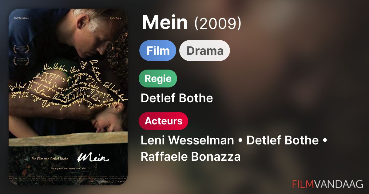 Mein (film, 2009) FilmVandaag.nl