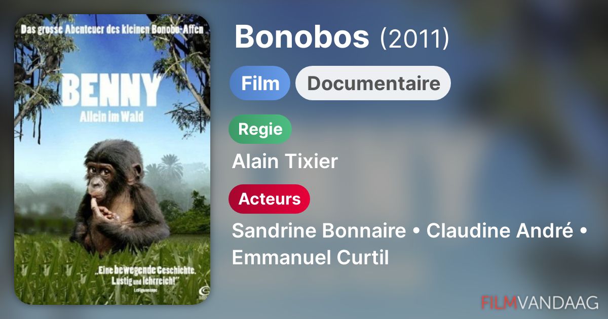Bonobos (film, 2011) FilmVandaag.nl