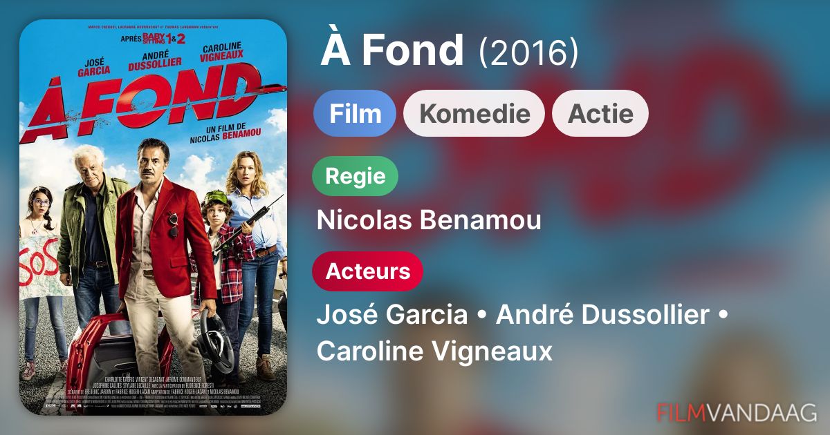 À Fond (film, 2016) FilmVandaag.nl À Fond (film, 2016) FilmVandaag.nl
