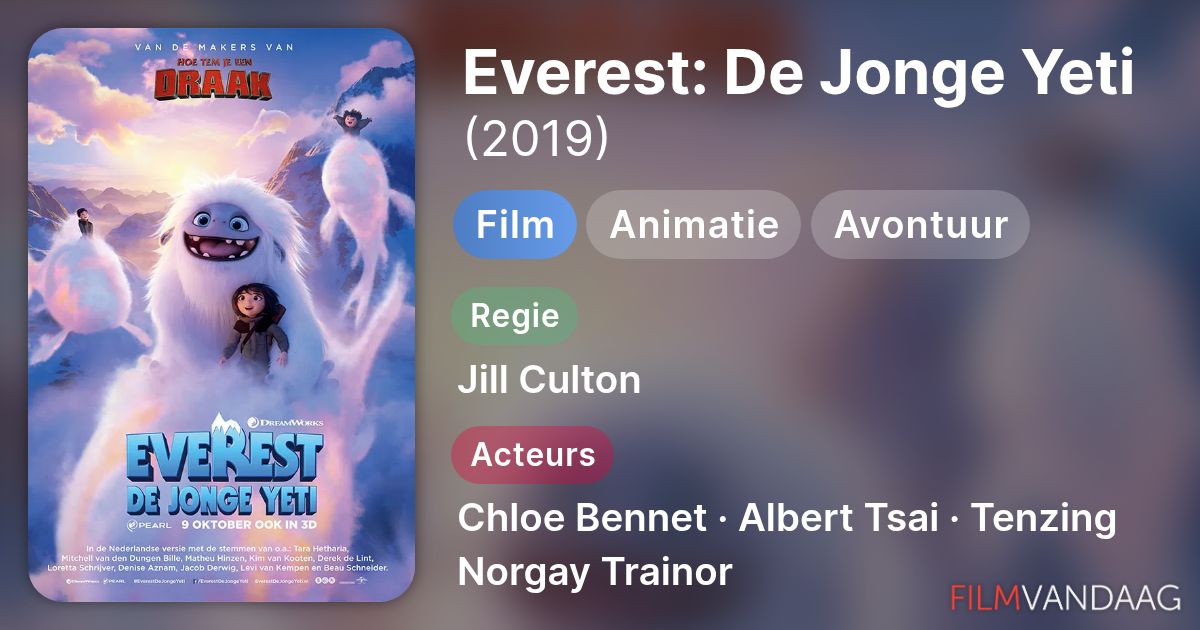 Everest: De Jonge Yeti (film, 2019) - FilmVandaag.nl