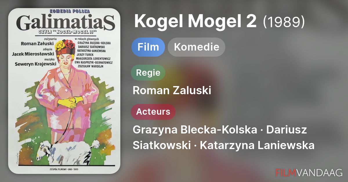 Kogel Mogel 2 (film, 1989) - FilmVandaag.nl