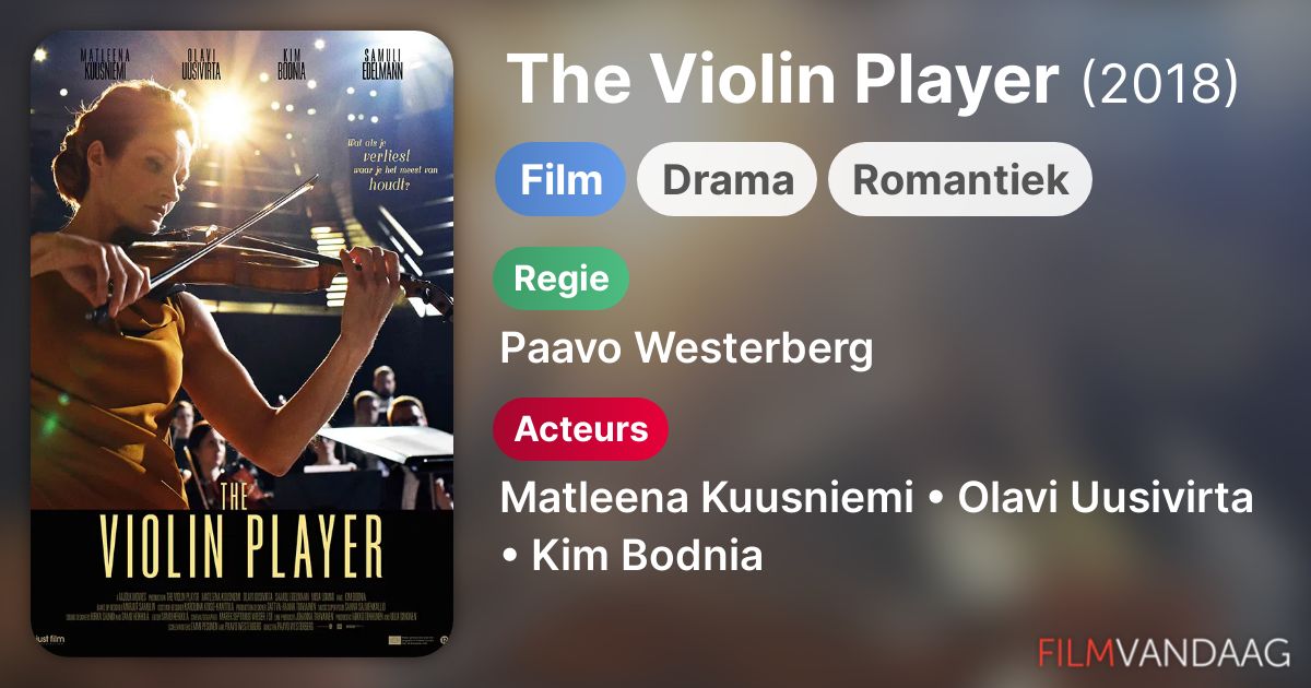 The Violin Player (film, 2018) FilmVandaag.nl