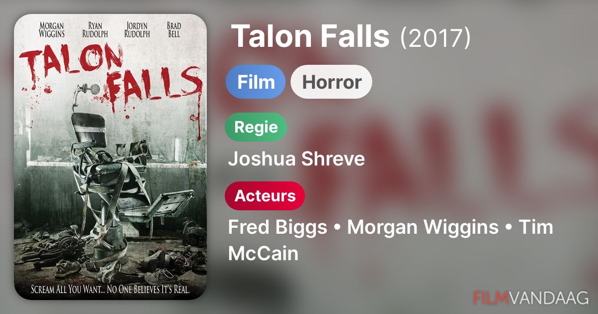 Talon Falls (film, 2017) FilmVandaag.nl