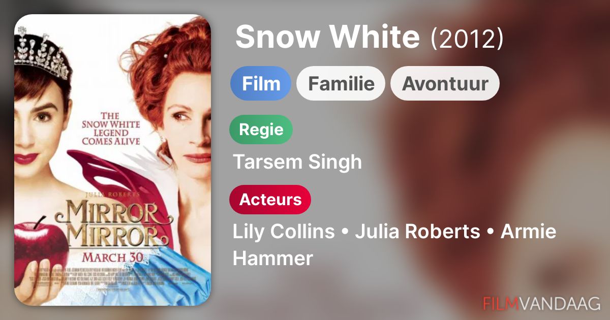Snow White (film, 2012) FilmVandaag.nl