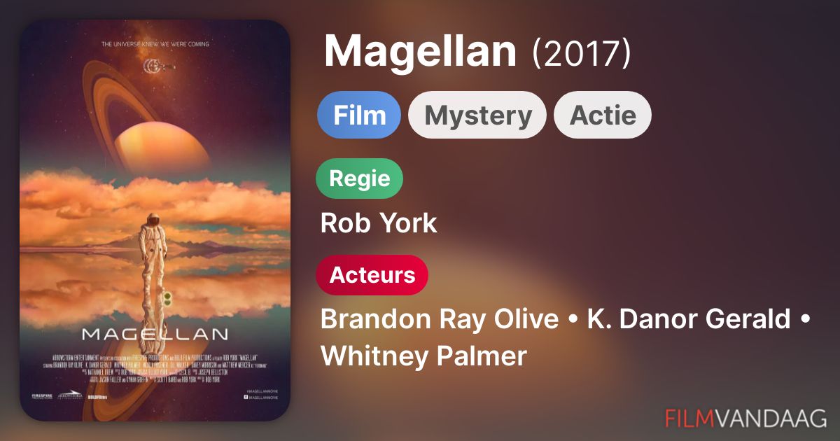 Magellan (film, 2017) FilmVandaag.nl