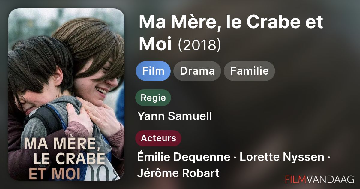 Ma Mère Le Crabe Et Moi Film Streaming