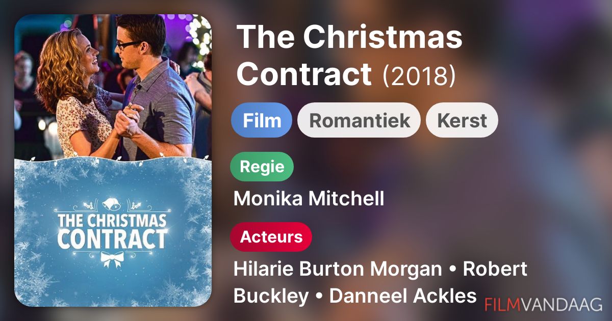 The Christmas Contract (film, 2018) FilmVandaag.nl