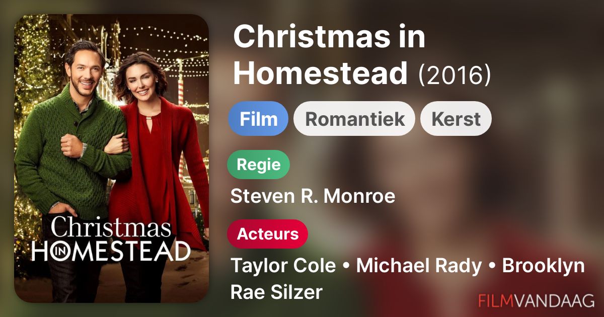 Christmas in Homestead (film, 2016) FilmVandaag.nl