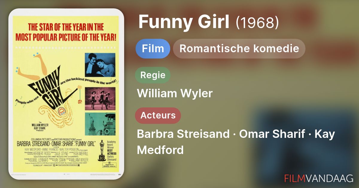 Funny Girl (film, 1968) FilmVandaag.nl