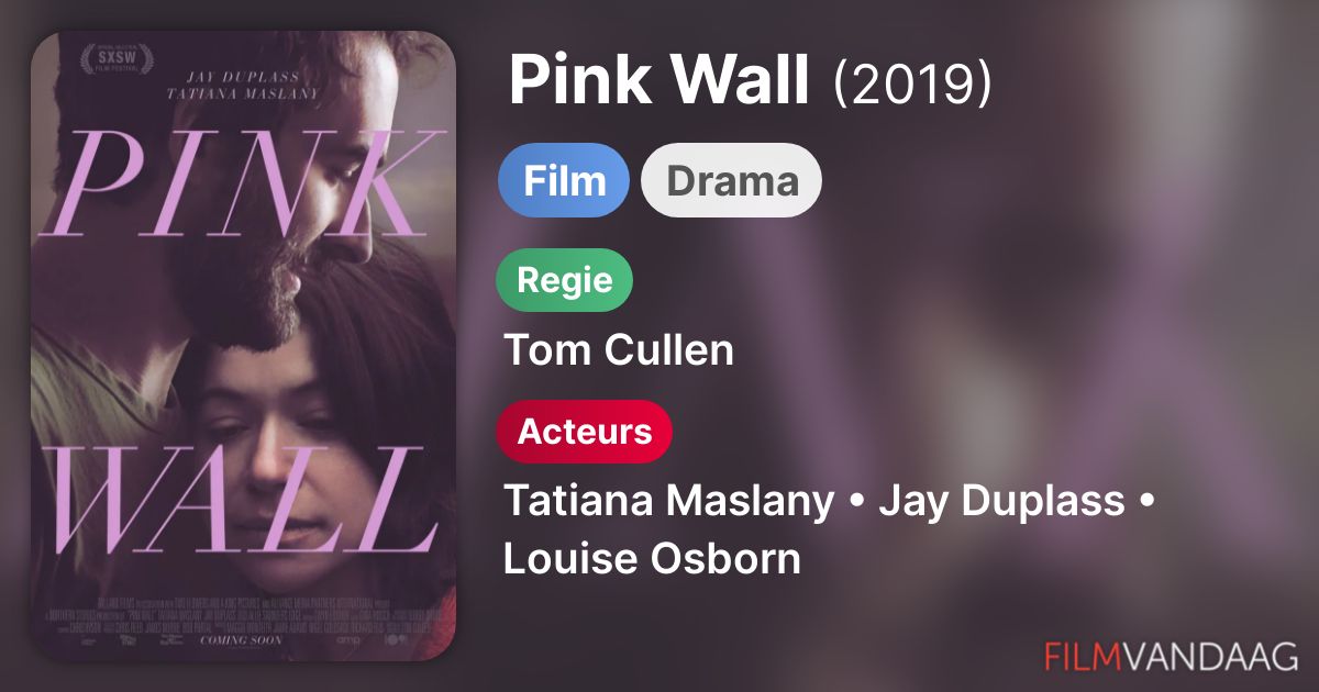 Pink Wall (film, 2019) FilmVandaag.nl