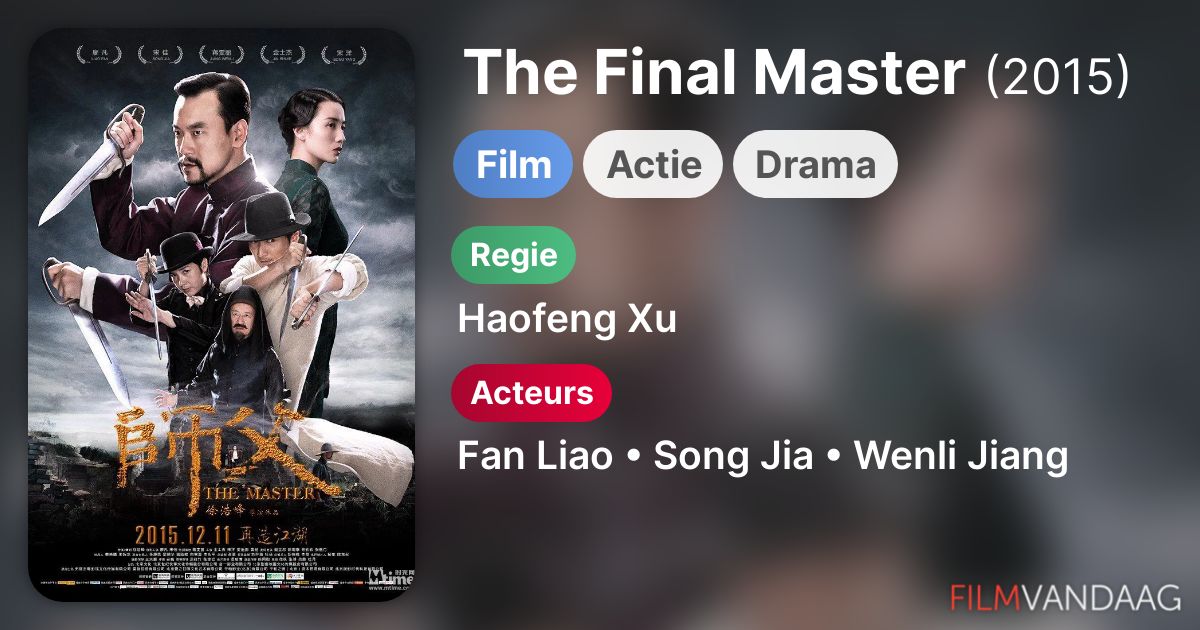 The Final Master (film, 2015) FilmVandaag.nl