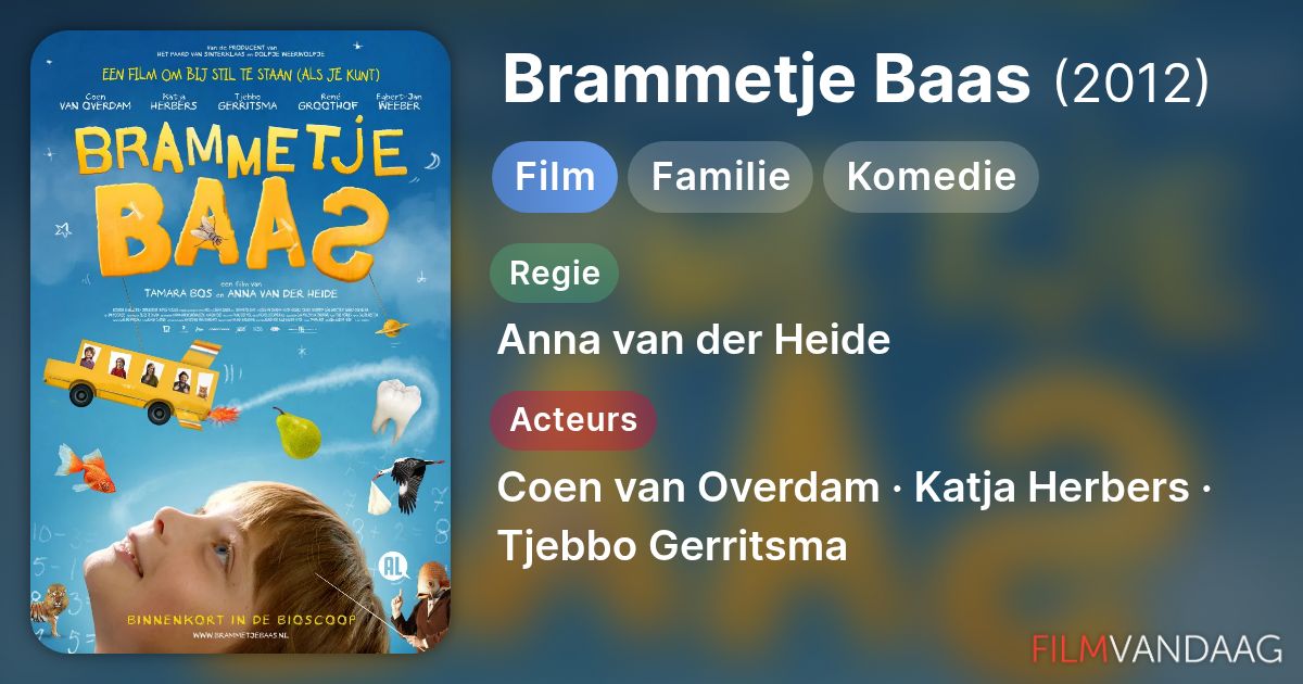 Kijk Brammetje Baas (film, 2012) Nu Online - FilmVandaag.nl