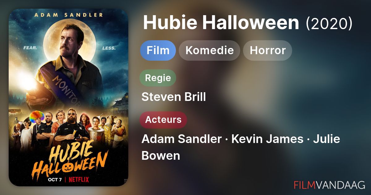 Hubie Halloween (film, 2020) kopen op dvd of bluray FilmVandaag.nl