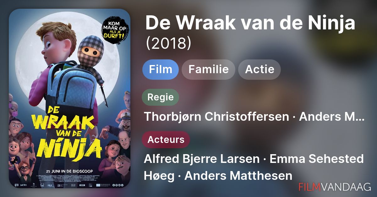 De Wraak van de Ninja (film, 2018) - FilmVandaag.nl