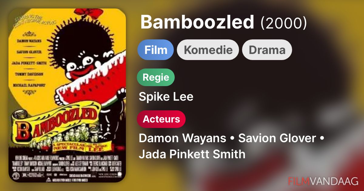 Bamboozled (film, 2000) FilmVandaag.nl
