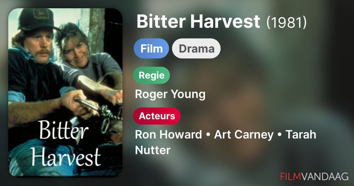 Bitter Harvest (film, 1981) FilmVandaag.nl