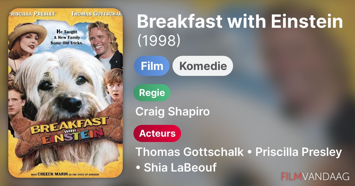 Breakfast with Einstein (film, 1998) FilmVandaag.nl